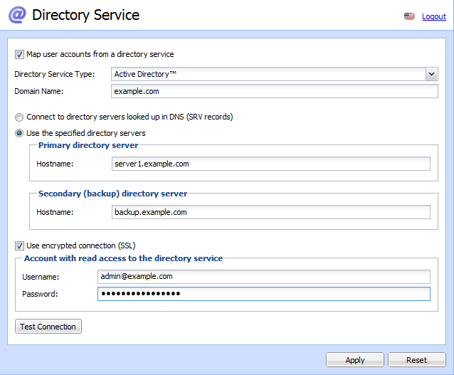 Add new Active Directory