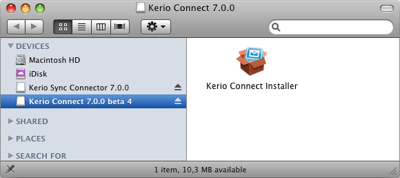 Kerio Sync Connector Installer