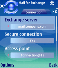 The Connection dialog